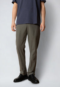 Clean Cut Copenhagen Luca cotton/linen pants Bukser Army
